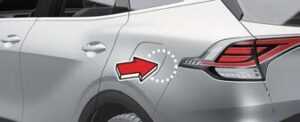 Kia Sportage PHEV 2023 Fuel Filler Door and Panoramic Sunroof User Guide-01