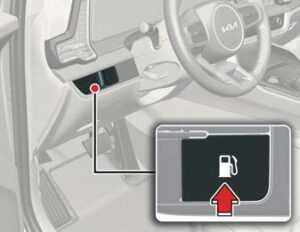 Kia Sportage PHEV 2023 Fuel Filler Door and Panoramic Sunroof User Guide-03