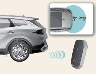 Kia Sportage PHEV 2023 Power Liftgate and Smart Liftgate with Auto Open User Guide-10