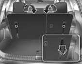 Kia Telluride 2023 Armrest (2nd Row Seat), Folding the Rear Seat and Seat Belts User Guide-04