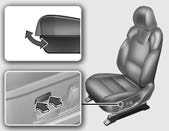 Kia Telluride 2023 Front Seat Adjustment for Manual Seat, Front Seat Adjustment for Power Seat and Lumbar Stabilization System User Guide-00