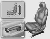 Kia Telluride 2023 Front Seat Adjustment for Manual Seat, Front Seat Adjustment for Power Seat and Lumbar Stabilization System User Guide-03