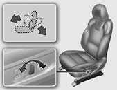 Kia Telluride 2023 Front Seat Adjustment for Manual Seat, Front Seat Adjustment for Power Seat and Lumbar Stabilization System User Guide-05