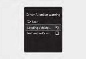 Hyundai Elantra Hybrid 2023 Driver Attention Warning (DAW) User Guide 3