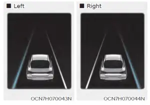 Hyundai Elantra Hybrid 2023 Lane Keeping Assist (LKA) User Guide 5