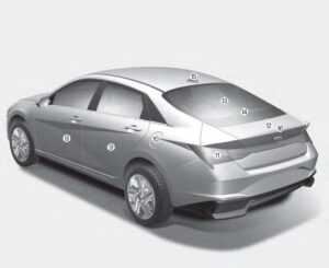 Hyundai Elantra Hybrid 2023 Vehicle Information User Guide 2