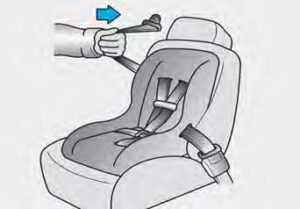 NEVER install a child or infant restraint in the front passenger’s seat10