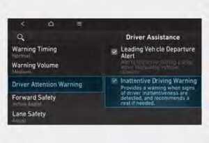 Driver Attention Warning (DAW)1