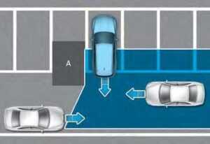 Hyundai Kona-EV 2023 Rear Cross-Traffic Collision-Avoidance Assist (RCCA) User Guide 12