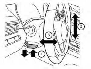 Nissan ALTIMA 2022 Fuel-filler Door, Steering Wheel and Sun Visors User Guide 4