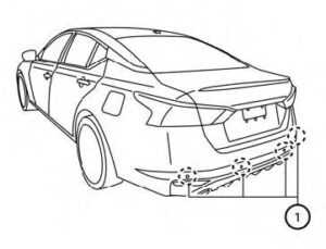 Nissan ALTIMA 2023 Rear Automatic Braking (RAB) and Automatic Emergency Braking (AEB) User Guide 1