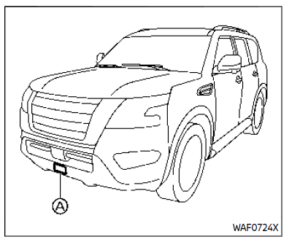 Nissan ARMADA 2022 Automatic Emergency Braking (AEB) with pedestrian detection system and Intelligent Forward Collision Warning User Guide 7