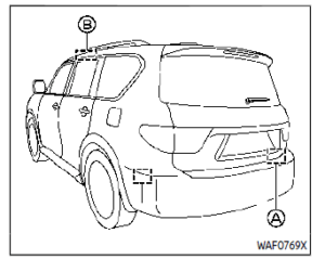 Nissan ARMADA 2022 Blind Spot Warning (BSW) and Rear Cross Traffic Alert (RCTA) User Guide 11