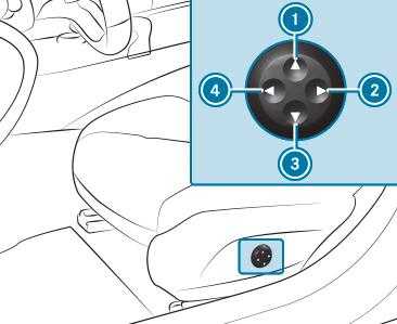Mercedes-Benz S-CLASS SEDAN 2023 Adjusting The 4-Way lumbar Support User 1