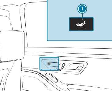 Mercedes-Benz S-CLASS SEDAN 2023 Adjusting The 4-Way lumbar Support User 4