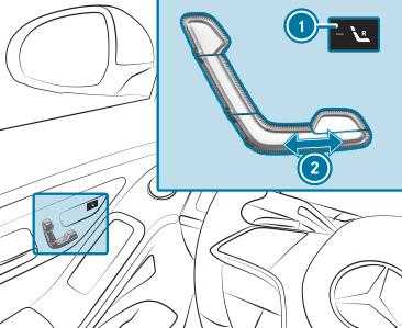 Mercedes-Benz S-CLASS SEDAN 2023 Adjusting The 4-Way lumbar Support User 6