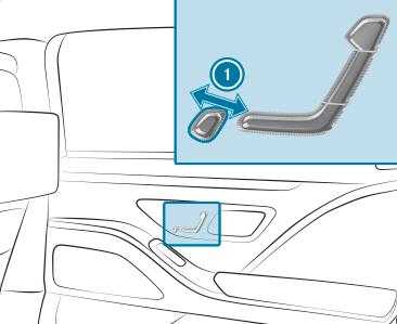 Mercedes-Benz S-CLASS SEDAN 2023 Adjusting The 4-Way lumbar Support User 8