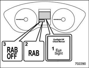 Reverse Automatic Braking (RAB) System (If Equipped)3