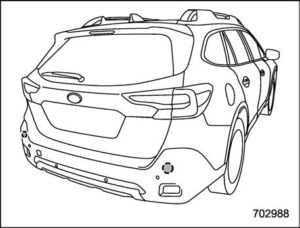 Subaru Legacy 2023 Rear View Camera Touring XT 