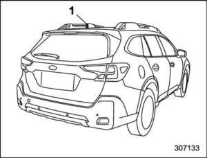 Subaru Legacy 2023 mirror and horn14