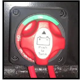 alliance RV Valor 2021 Battery Disconnect Switch User Manual 01