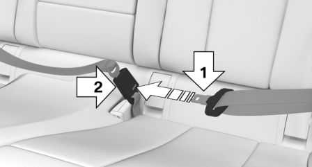 BMW 3 Series 2020-2023 Unbuckling the Safety Belt User Manual 02
