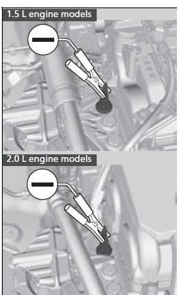 Honda Civic Hatchback 2022 Checking the Battery  User Manual 12