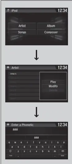 Honda Hr V Hybrid Playing An Ipod User Manual Auto User Guide