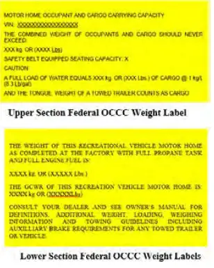 Jayco Alante 2023 Vehicle Labels User Manual 01