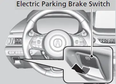 ACURA MDX 2023 Brakes and Refueling User Guide45