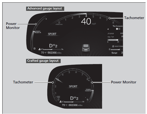 ACURA MDX 2023 Display Gauges and Indicators User Guide 46