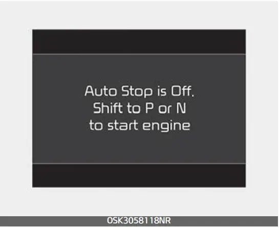 Kia Soul 2023 Idle Stop and Go System 02