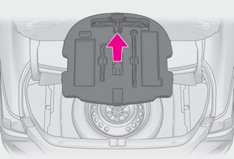 Lexus ES250 2023 Spare Tire Replacement User Manual 05