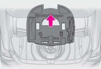 Lexus ES250 2023 Spare Tire Replacement User Manual 06