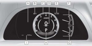 Lexus ES350 2022 Gauges and Meters User Manual-01