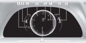 Lexus ES350 2022 Gauges and Meters User Manual-04