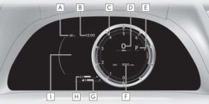 Lexus ES350 2022 Gauges and Meters User Manual-05