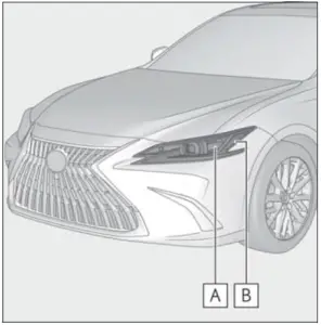 Lexus ES350 2022 Headlight Aim and Light Bulbs User Manual-06