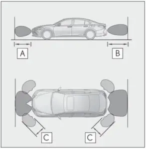Lexus ES350 2022 Rear Cross Traffic Alert User Manual-16
