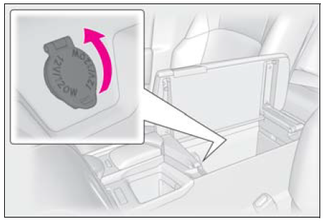 Lexus ES350 2022 Storage and Interior Features 16