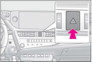 Lexus ES350 2023 Emergency Flashers User Manual-01