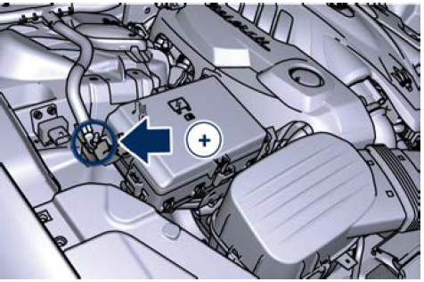 Maserati Quattroporte 2023 Auxiliary Jump-Start Procedure 02