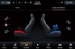Maserati Quattroporte 2023 Front Power Seats User Manual-05