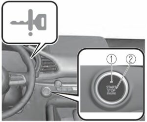 Mazda 3 Hatchback 2023 Ignition Switch User Manual 02