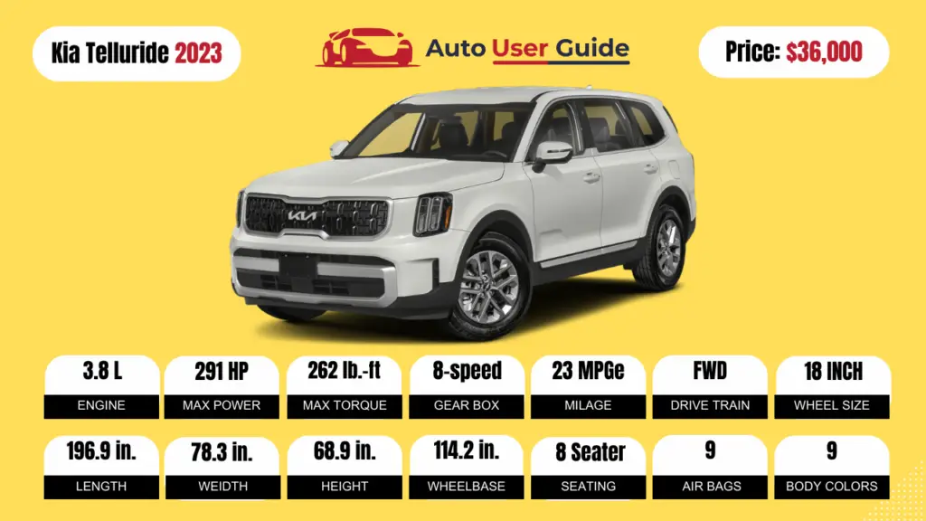 2024 Kia Telluride Dimensions In Inches Imogen Chandra