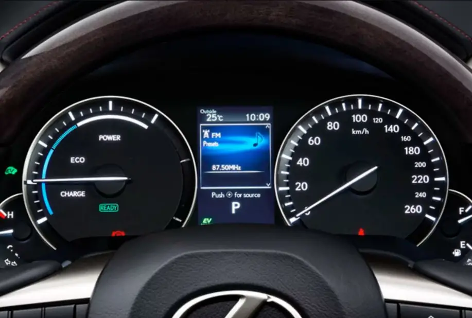 2023 - 2024-Lexus-RX-Specs-Price-Features-Milage-Intrument Cluster 