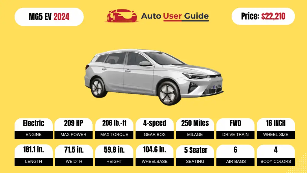 2024 MG5 EV Review, Price, Features and Mileage (Brochure) Auto User