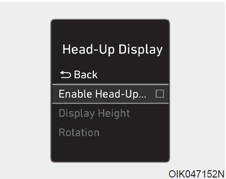 Genesis G70 2020 Head-up Display 02