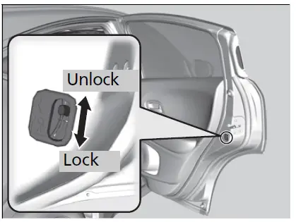 Honda HR-V 2019 Childproof Door Locks-01