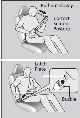 Honda HR-V 2019 Seat Belts User Manual 06
